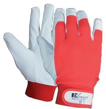 Element monteringshanske i syntetisk skinn